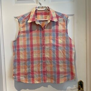 Women’s button down tank